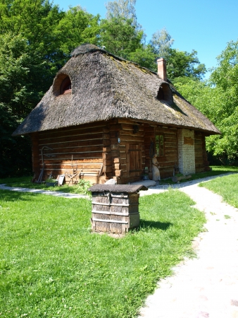 The old house of the Niezabitowski family in the vicinity of Kazimierz Dolny upon Vistula River, Polandのeditorial素材