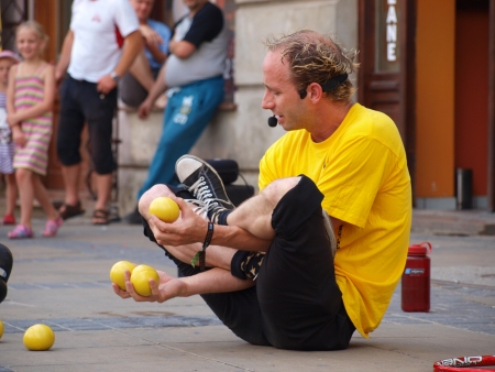 Bob Carr at the Festival of Circus Art (Carnaval Sztuk-Mistrzow) 28th July-5th August 2012, Lublin, Poland, August 3rd 2012のeditorial素材