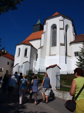 Church of St John The Baptist, Jindrichuv Hradec, Czech Republicのeditorial素材