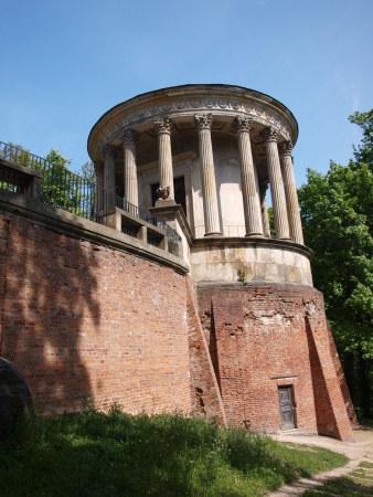 The first Polish museum called the Temple of Sibyl, established by Izabela Czartoryska, Pulawy, Polandのeditorial素材