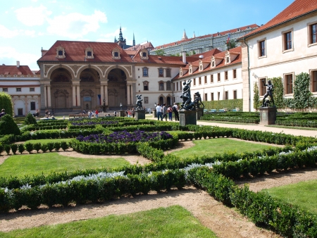 Valdstejn palace in Prague, Czech Republicのeditorial素材