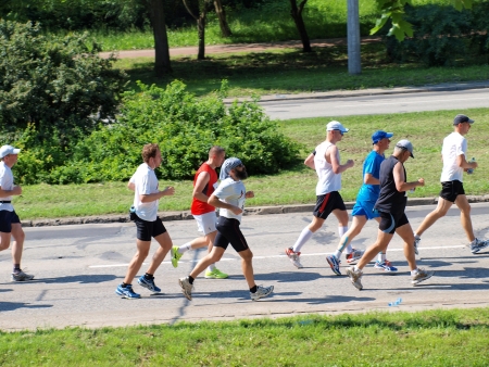The first Lublin Marathon, 8th June 2013, Lublin, Polandのeditorial素材