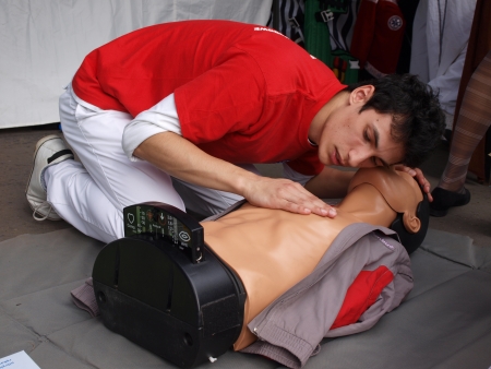 Checking the breath, 10th edition of Festival of Science, 15th September 2013, Lublin, Polandのeditorial素材