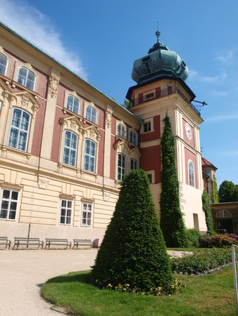 The palace of Lancut, Polandのeditorial素材