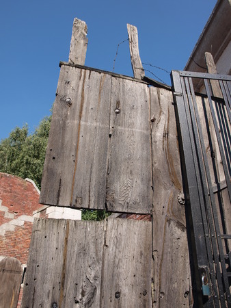 The gate of the camp Rotunda, Zamosc, Polandのeditorial素材