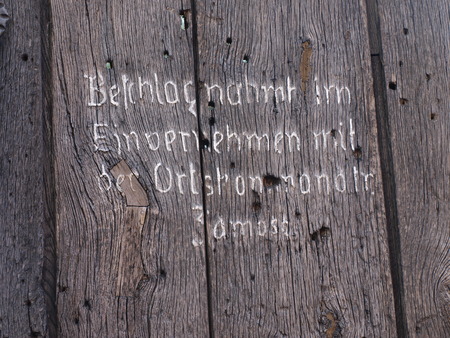 The gate of the camp Rotunda, Zamosc, Polandのeditorial素材