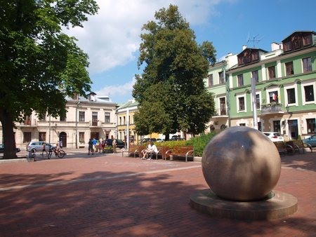 Water Square, Zamosc, Polandのeditorial素材