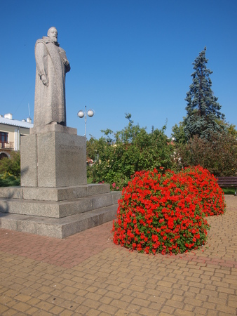 The monument to Jan Kochanowski, the Polish poet, Zvolen, Polandのeditorial素材