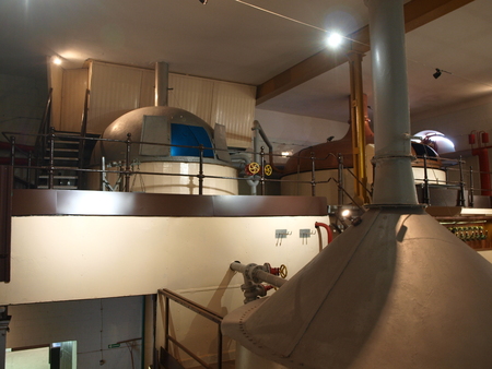 Inside of the old brewery in Zwierzyniec, Polandのeditorial素材