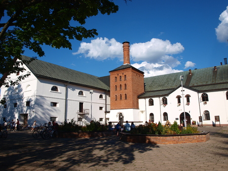 Zwierzyniec brewery, Zwierzyniec, Polandのeditorial素材