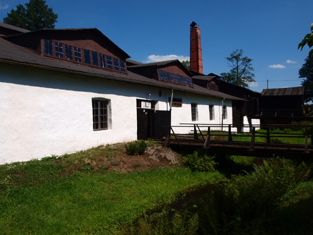 Old steelworks in Maleniec, Polandのeditorial素材