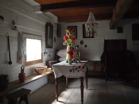 Openair museum, Tokarnia, Polandのeditorial素材