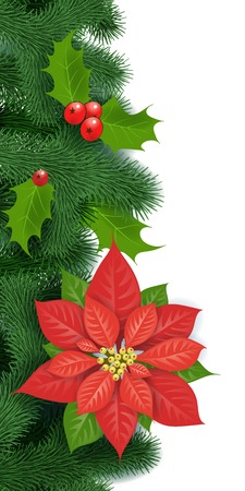 Seamless Christmas decoration. のイラスト素材