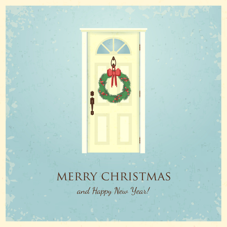 Christmas Greeting Card. のイラスト素材