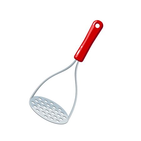 Potato masher. Vector illustration cartoon flat icon isolated on white background.のイラスト素材