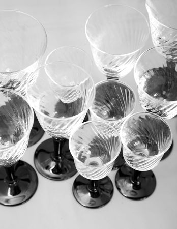 a set of liquor glassesの写真素材