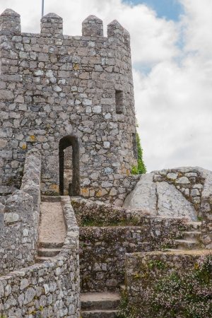 Castle near Lisbon, Portugalのeditorial素材