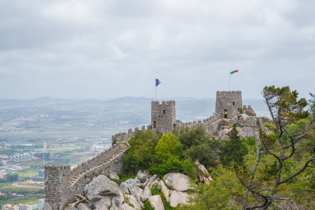 Castle near Lisbon, Portugalのeditorial素材