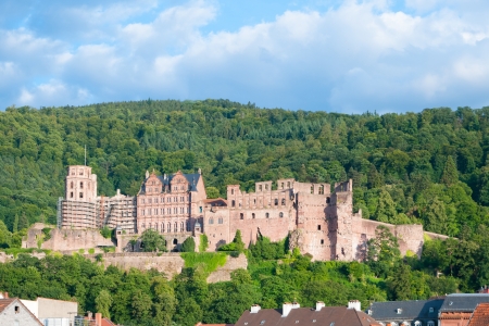 Famous castel in Heidelberg, Germanyのeditorial素材