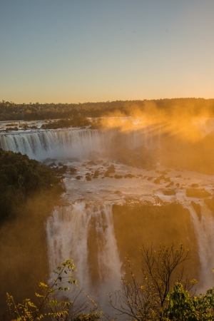 Iguacu waterfalls, South Americaの写真素材