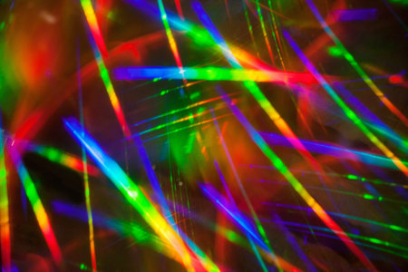 colourful light blur