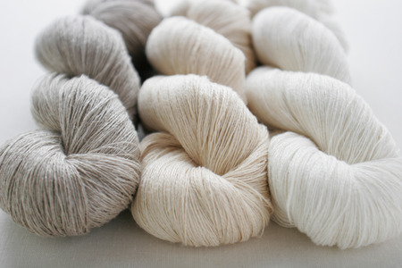 Threads of Natural Linenの写真素材