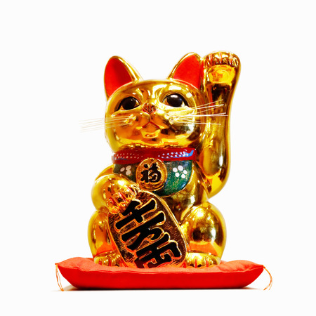 Beckoning catの写真素材