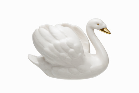 Swan figurineの写真素材