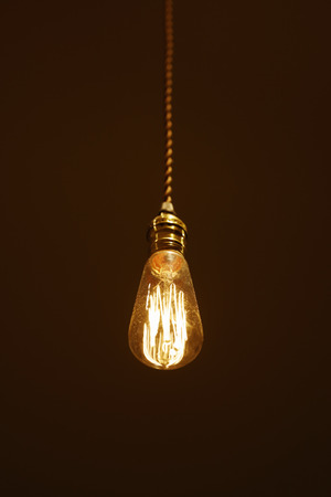 antique light bulbの写真素材