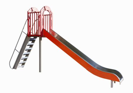 Slides for playground equipmentの写真素材