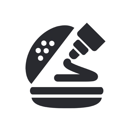 Vector illustration of single isolated sauce iconのイラスト素材