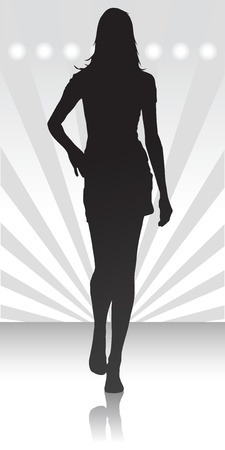 Vector illustration of single isolated fashion parade icon のイラスト素材