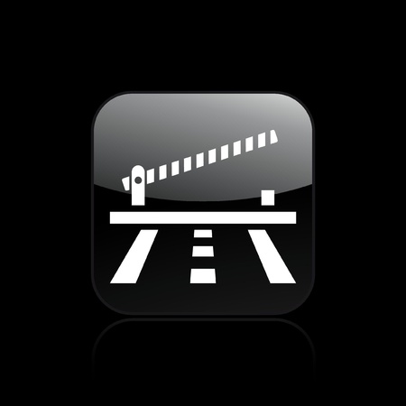 Vector illustration of single isolated bar icon のイラスト素材