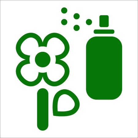 Vector illustration of single isolated flower icon のイラスト素材