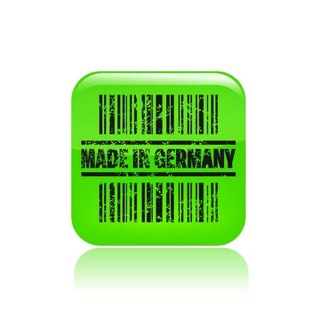 Vector illustration of single isolated Germany icon のイラスト素材