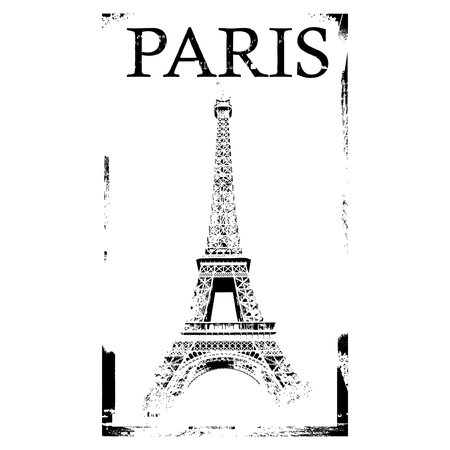 Vector illustration of single isolated Paris iconのイラスト素材