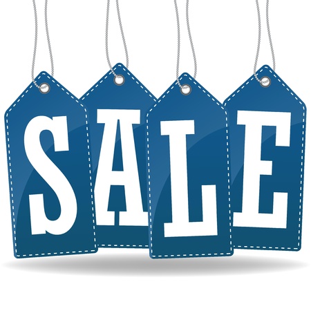 Vector illustration of single isolated sale iconのイラスト素材