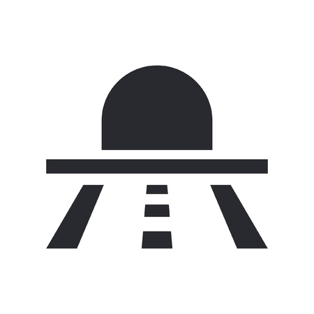 Vector illustration of single isolated Gallery iconのイラスト素材