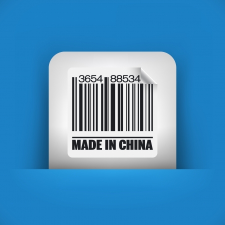 Vector illustration of single blue and gray isolated icon.のイラスト素材