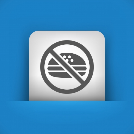 Vector illustration of single blue and gray isolated icon.のイラスト素材