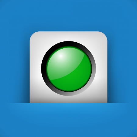 Vector illustration of single blue and gray isolated icon.のイラスト素材