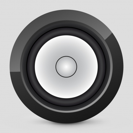 Vector illustration of single isolated elegant orange glossy icon.のイラスト素材