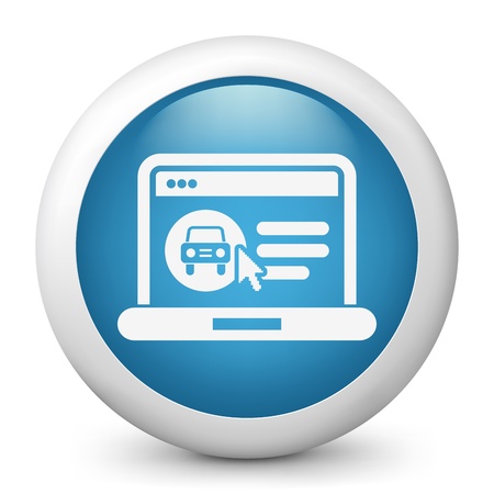 Website icon of car info, rent or commerceのイラスト素材