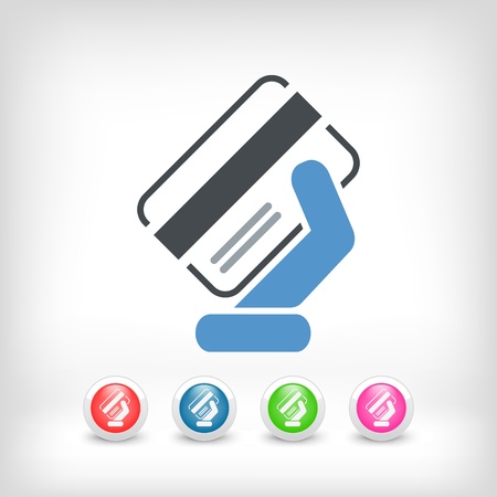 Credit card iconのイラスト素材