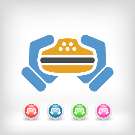 Sandwich iconのイラスト素材