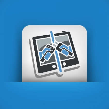 Plug web connectionのイラスト素材