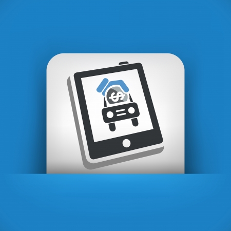 Car sales iconのイラスト素材
