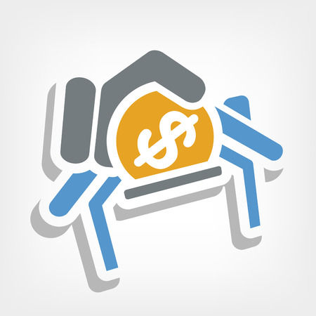 Bank iconのイラスト素材