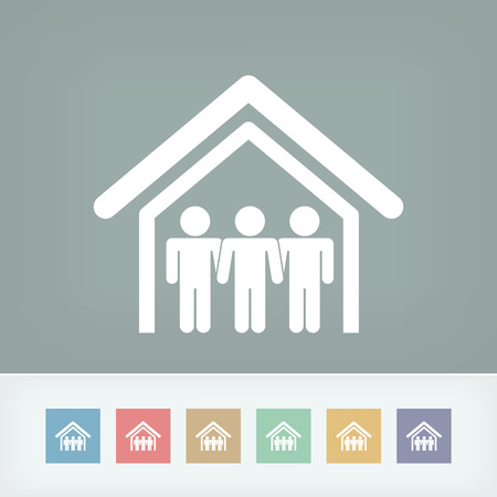 Real estate iconのイラスト素材