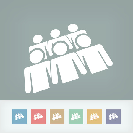 Social community label 3dのイラスト素材